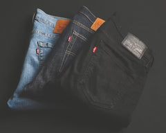High-Waist Straight-Leg Denim Jeans