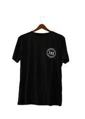 Classic Black Cotton Crew-Neck T-Shirt